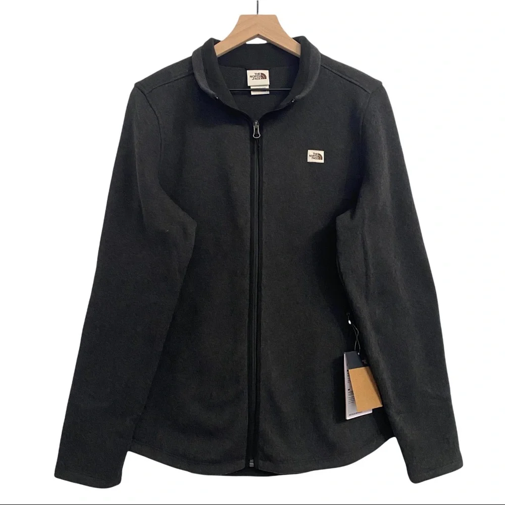 The North Face Size XL Black Heather Crescent Full Zip Jacket - Picture 2 of 12